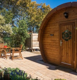 vacation rental in a giant wine barrel