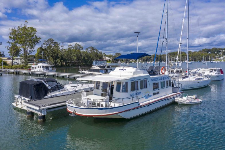 Large, spacious boat ready to explore