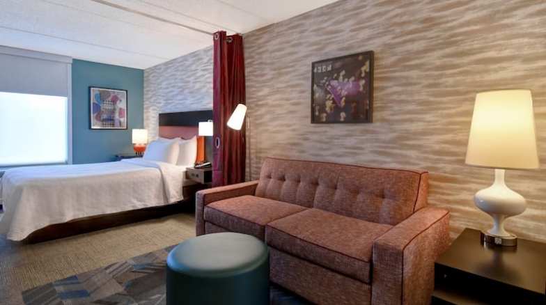 In-suite kitchens and separate living areas