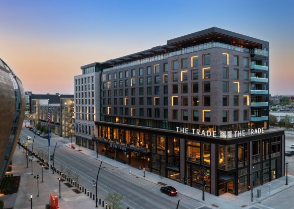 City hotel, exterior view